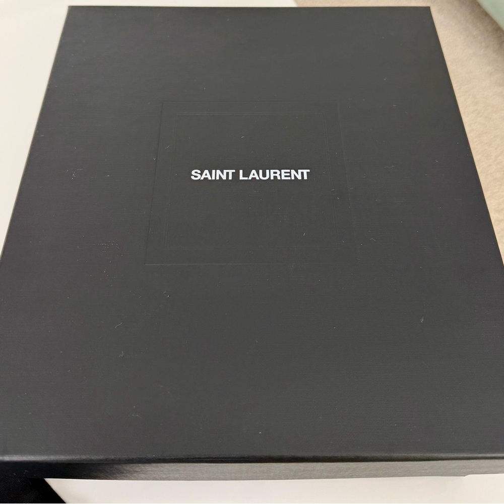 Saint Laurent ‘Dive’ ancient pink sandal heel size 37.5 - Picture 15 of 16